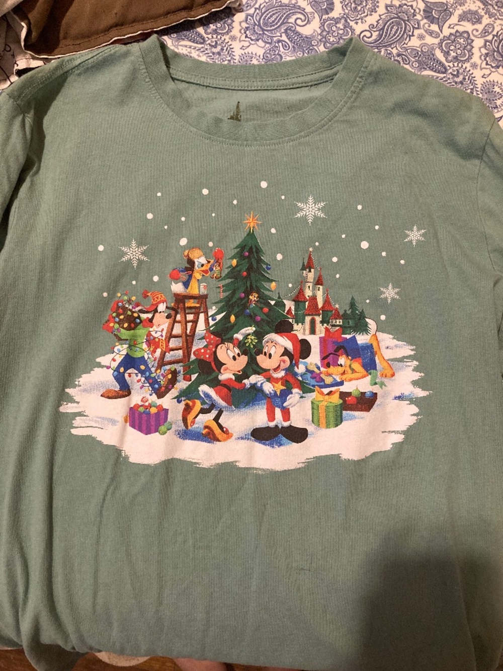 Walt Disney World Christmas Long Sleeved Tshirt
